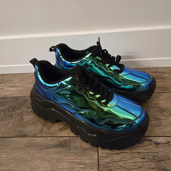 Niluber Chunky Womens Sneakers Size 10 - Picture 2 of 9